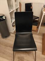 Martin stoelen ikea 4x met kussentjes, Ophalen, Gebruikt, Zwart, Vier
