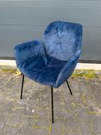 Nieuwe luxe velvet marine blauwe eetkamerstoel, Huis en Inrichting, Stoelen, Ophalen