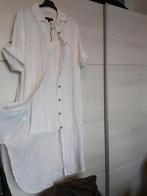 4in1 linnen lange jas blouse jurk tuniek chic maat 44 46 48, Kleding | Dames, Jurken, Maat 42/44 (L), Onder de knie, Wit, Zo goed als nieuw