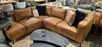 Hoekbank Remy lederlook incl 5 jaar Just enjoy