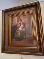 Moeder met baby, Antiek en Kunst, Kunst | Schilderijen | Klassiek, Ophalen of Verzenden