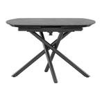 Tafel Uitschuifbaar, 120 x 90 cm + 2 x 30 cm. Preston H&H, Huis en Inrichting, Ophalen, 100 tot 150 cm, Glas, Nieuw