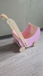 Gratis gebruikte houten poppenwagen, Kinderen en Baby's, Speelgoed | Poppen, Ophalen, Gebruikt, Babypop