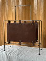 Vintage Lectuurbak Chroom & Leder, Huis en Inrichting, Gebruikt, Ophalen of Verzenden, X, X