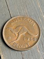 1 Penny 1948 Australie, Postzegels en Munten, Munten | Oceanië, Losse munt, Verzenden