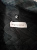 Zwart grijs overhemd met motief maat L h, Kleding | Heren, Overhemden, Halswijdte 41/42 (L), Ophalen of Verzenden, Angelo Litrico