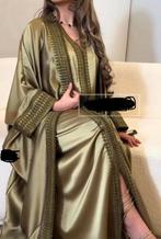 Caftan Kaftan tweedelig Marokkaanse jurk groen, Ophalen of Verzenden, Zo goed als nieuw, Groen, Overige typen