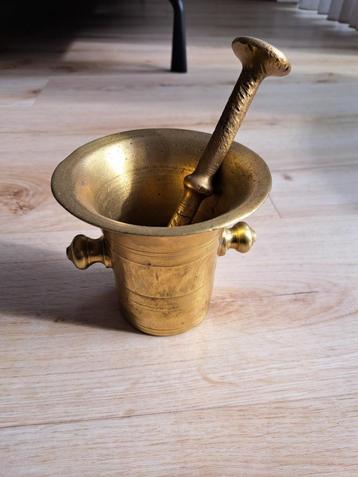  Mooie vijzel, België 1870-1890, brons beschikbaar voor biedingen