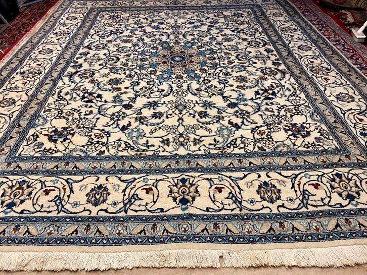 origineel handgeknoopt perzisch nain tapijt .299x249cm.., Huis en Inrichting, Stoffering | Tapijten en Kleden, Gebruikt, 200 cm of meer