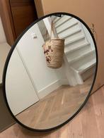Zwarte Spiegel - 78 cm doorsnee, Huis en Inrichting, Woonaccessoires | Spiegels, Ophalen, Rond, Zo goed als nieuw, 75 tot 100 cm