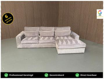 GRATIS LEVERING Ribstof Loungebank 295x175 GEREINIGD beschikbaar voor biedingen