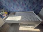 half hoogslaper met bureau bed, Ophalen, Gebruikt, Eenpersoons, Minder dan 160 cm