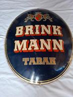 Mooi reclame bord Brinkmann Tabak 59x49 geen Emaille, Ophalen of Verzenden, Gebruikt, Reclamebord