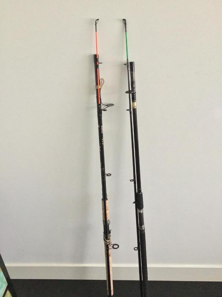 Zeevissen D.A.M. boothengels 240 cm, Watersport en Boten, Hengelsport | Zeevissen, Zo goed als nieuw, Werphengel, Ophalen