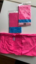 12 x rekbare boekenkaft roze 2 nieuw 10 gebruikt., Diversen, Schoolbenodigdheden, Ophalen of Verzenden, Zo goed als nieuw