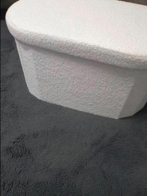 Opbergpoef Teddy (Nieuw in folie!!!), Huis en Inrichting, Banken | Bankstellen, Nieuw, Minder dan 150 cm, Stof, Ophalen of Verzenden