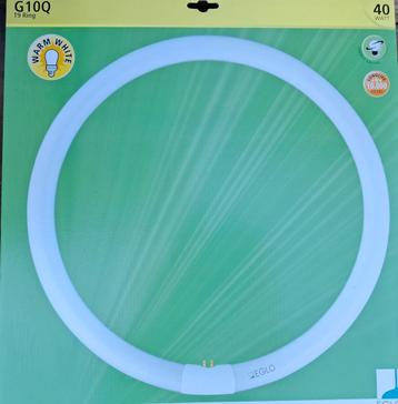 Partij G10Q, T9 ring, Eglo, led, 40 watt warm white, 49x. beschikbaar voor biedingen
