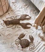 Leuke set van een rieten krab en kreeft uit een oude col., Ophalen, Rond, Riet