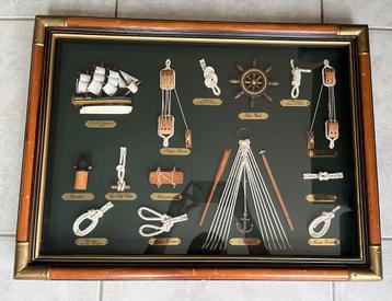 Maritiem Knopen Schilderij Boot beschikbaar voor biedingen