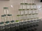 Potjes 30 stuks, Ophalen, Zo goed als nieuw, Glas, Pot, Bus of Blik