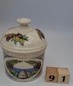 Honingpot Bon Cath pottery Caldey nr. 091, hoog ong. 12 cm, Huis en Inrichting, Keuken | Servies, Gebruikt, Keramiek, Overige typen