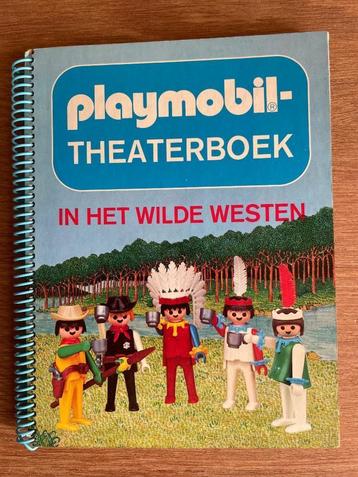 Vintage Playmobil Theaterboek In het wilde westen