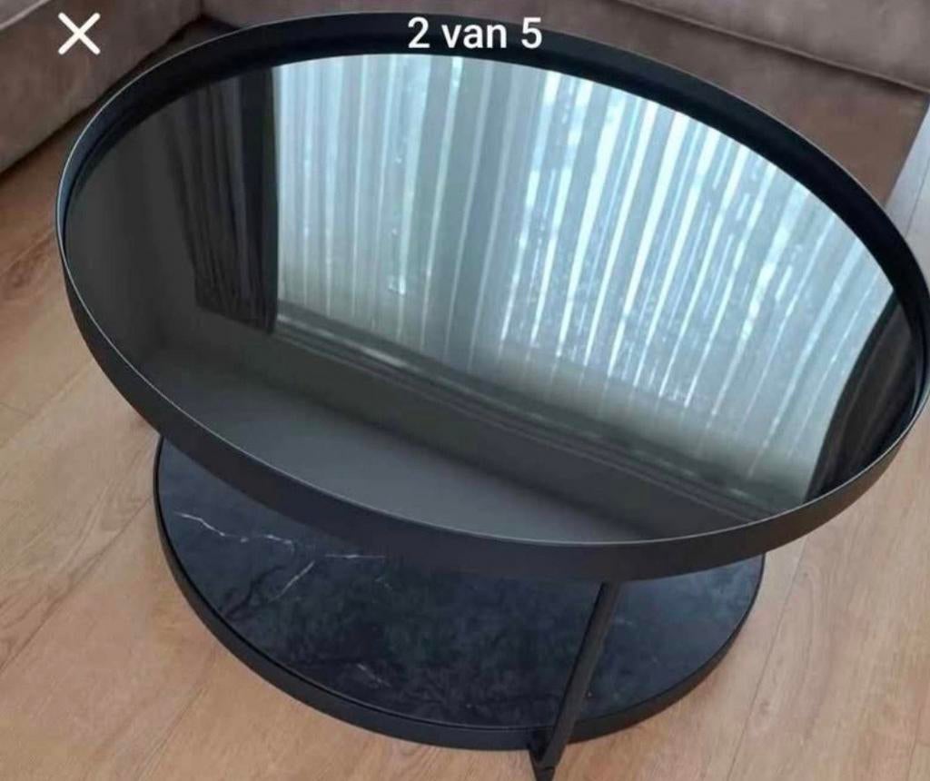 Salontafel, Huis en Inrichting, Tafels | Salontafels, Gebruikt, 100 tot 150 cm, Minder dan 50 cm, Rechthoekig