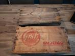 2 houten grolsch/ groli bier kratten, Ophalen of Verzenden, Grolsch