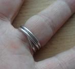 zilveren 3 in 1 ring [930], Sieraden, Tassen en Uiterlijk, Ringen, Verzenden, Zo goed als nieuw, 17 tot 18, Dame