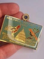 Vintage 80's Amerikaanse pin broche, Ophalen of Verzenden, Zo goed als nieuw, Transport