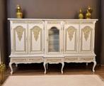 Elegante vitrinekast in creme, taupe en goud, Ophalen, Donyavimin@gmail.com, Eikenhout, French