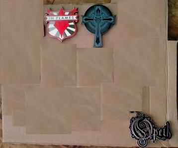 In Flames Opeth pins metal muziek hardrock band groep  beschikbaar voor biedingen