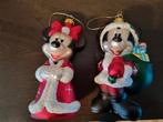 Disney Mickey en Minnie Mouse kerstballen 10 cm, Ophalen of Verzenden, Zo goed als nieuw