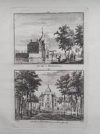 493-494 / Huis te Heukelum - Heukelom (2 afbeedlingen), Antiek en Kunst, Kunst | Etsen en Gravures, Ophalen of Verzenden