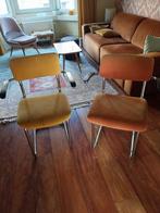 Vintage buisframe stoelen, Huis en Inrichting, Stoelen, Ophalen, Gebruikt, Twee, Gispen, retro, vintage