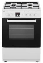 ETNA FGV561WIT – Gasfornuis 60 cm – Wit, Ophalen, 4 kookzones, Zo goed als nieuw, Gas