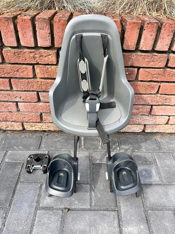 Bobike fietsstoeltje grijs zwart met adapter beschikbaar voor biedingen