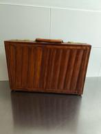 Aktekoffer palingleer, Sieraden, Tassen en Uiterlijk, Koffers, Gebruikt, Ophalen of Verzenden, 35 tot 45 cm, Minder dan 50 cm