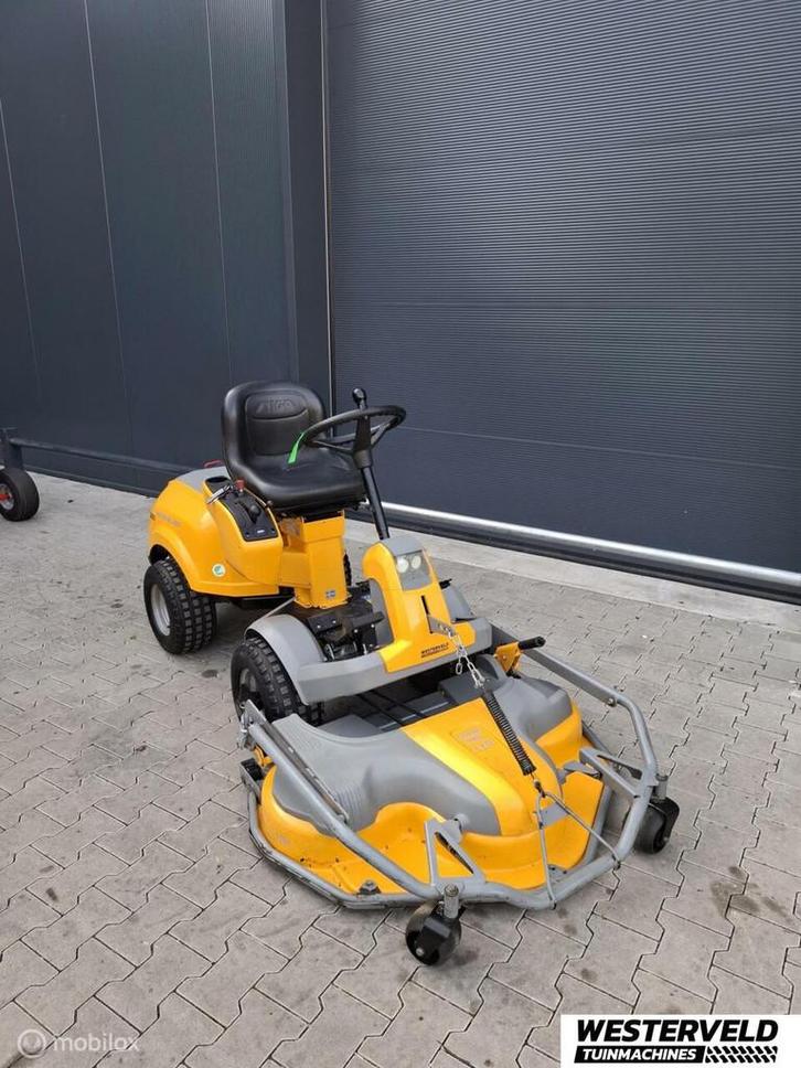 Gebruikte Stiga Park Royal 4wd frontmaaier 110 cm Honda, Tuin en Terras, Zitmaaiers, Gebruikt