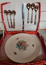 Vintage Porcellana, gebak setje met koffer, Ophalen of Verzenden, Gebruikt