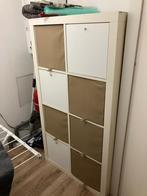 Ikea Kallax kast 8 vakken, Huis en Inrichting, Kasten | Boekenkasten, Ophalen, Gebruikt, 25 tot 50 cm