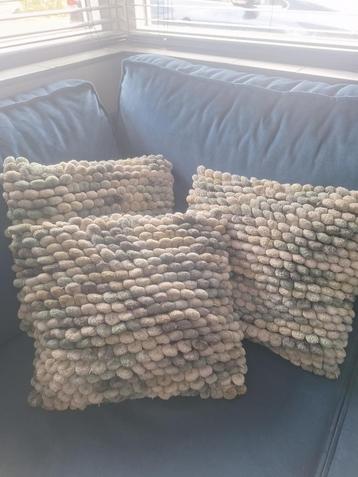 3 kussens Kwantum Dot multicolor groen beschikbaar voor biedingen
