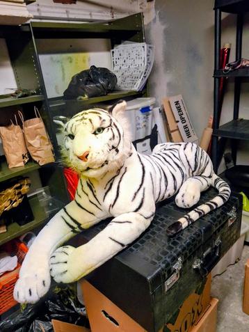 Witte Tijger Knuffel - 100cm beschikbaar voor biedingen
