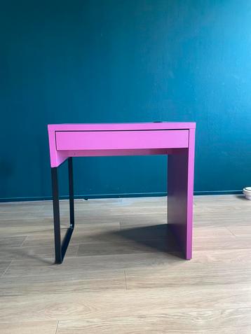 MICKE Bureau, roze, 73x50 cm beschikbaar voor biedingen