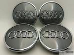 AUDI Logo Naafdop (set) ø 61 mm 4M0601170 Naafkap Grijs, -, Verzenden, -, Nieuw
