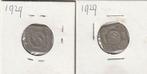 Nederland 5 cent 1929 2x en 1914 3x, Postzegels en Munten, Munten | Nederland, Koningin Wilhelmina, Losse munt, 5 cent, Verzenden