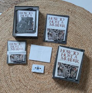 Vintage dinner party game How to host a murder (met cassette beschikbaar voor biedingen