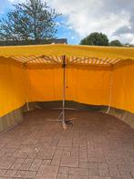 Proffecionele MARKTPARASOL 4x3m incl. zijwanden, voet, ZGAN!, Ophalen, Overige typen, Waterdicht, Zo goed als nieuw