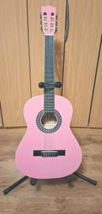 roze gomez gitaar zgan + accessoires, Muziek en Instrumenten, Ophalen, Zo goed als nieuw, Klassieke of Spaanse gitaar