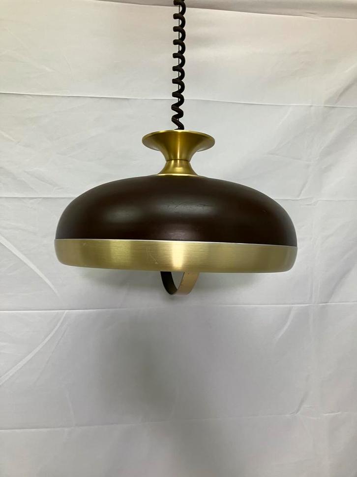 Vintage designer hanglamp by Leclaire & Schäfer, space age, Huis en Inrichting, Lampen | Hanglampen, Gebruikt, Minder dan 50 cm